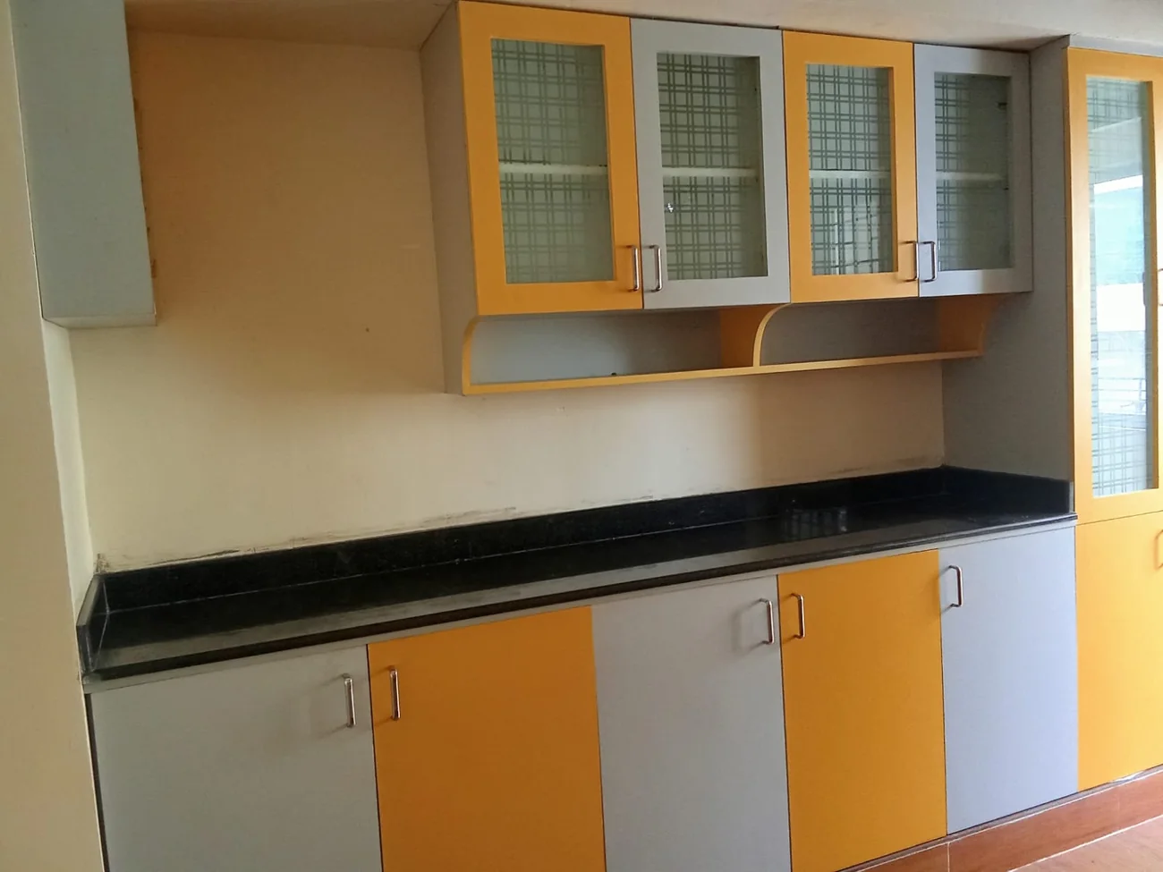 Fitted kitchen cabinets and shelving built and installed by KovaiBuild